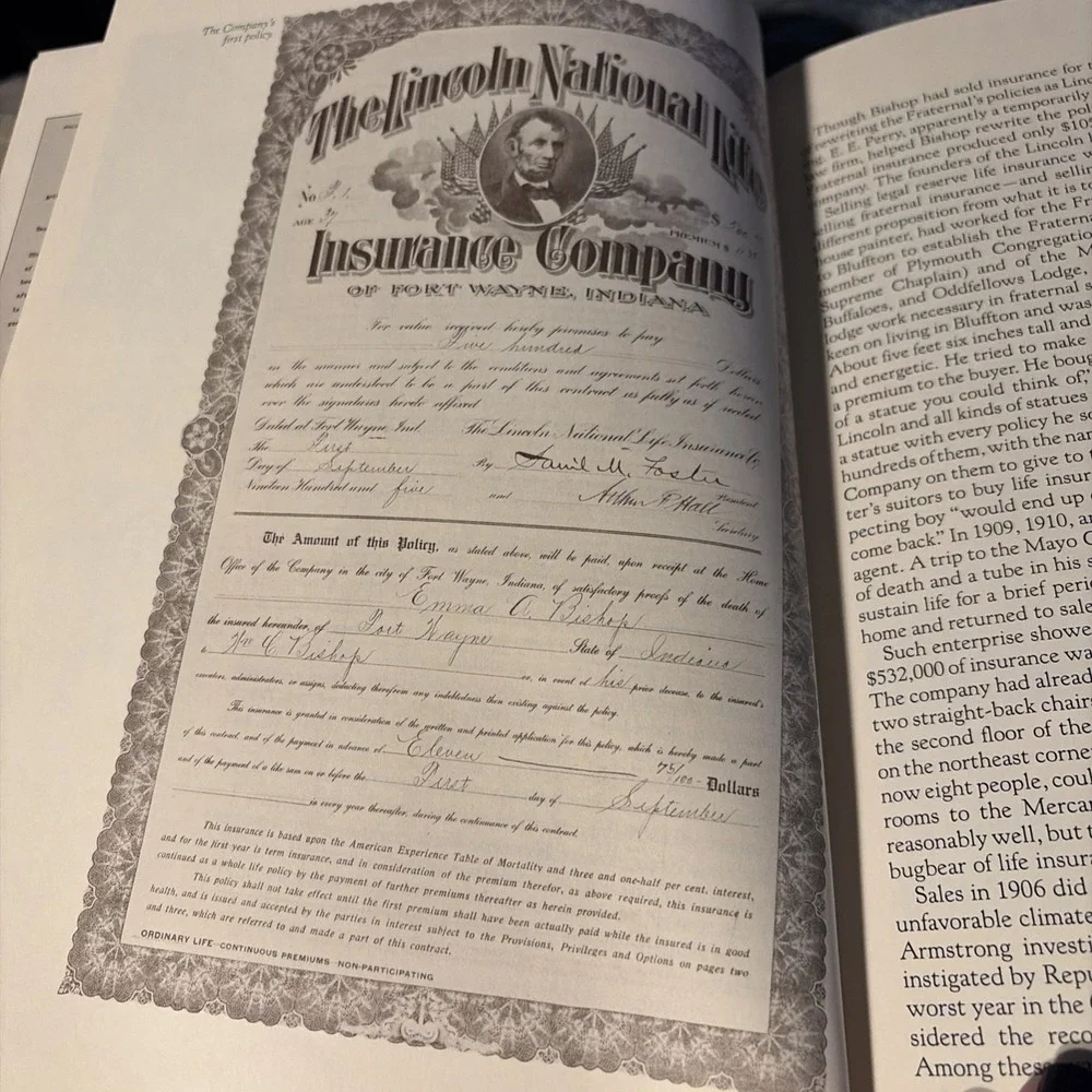 Easy to remember: A brief history of the Lincoln National Life Insurance Company